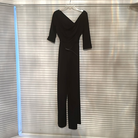 Black Halo Jackie O wide legged Jumpsuit - Picture 2 of 7